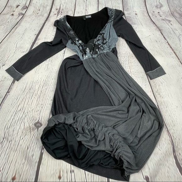 2026 DEUX MILLE VINGT SIX unique long sleeve babydoll dress Paris French, size S - Picture 8 of 14